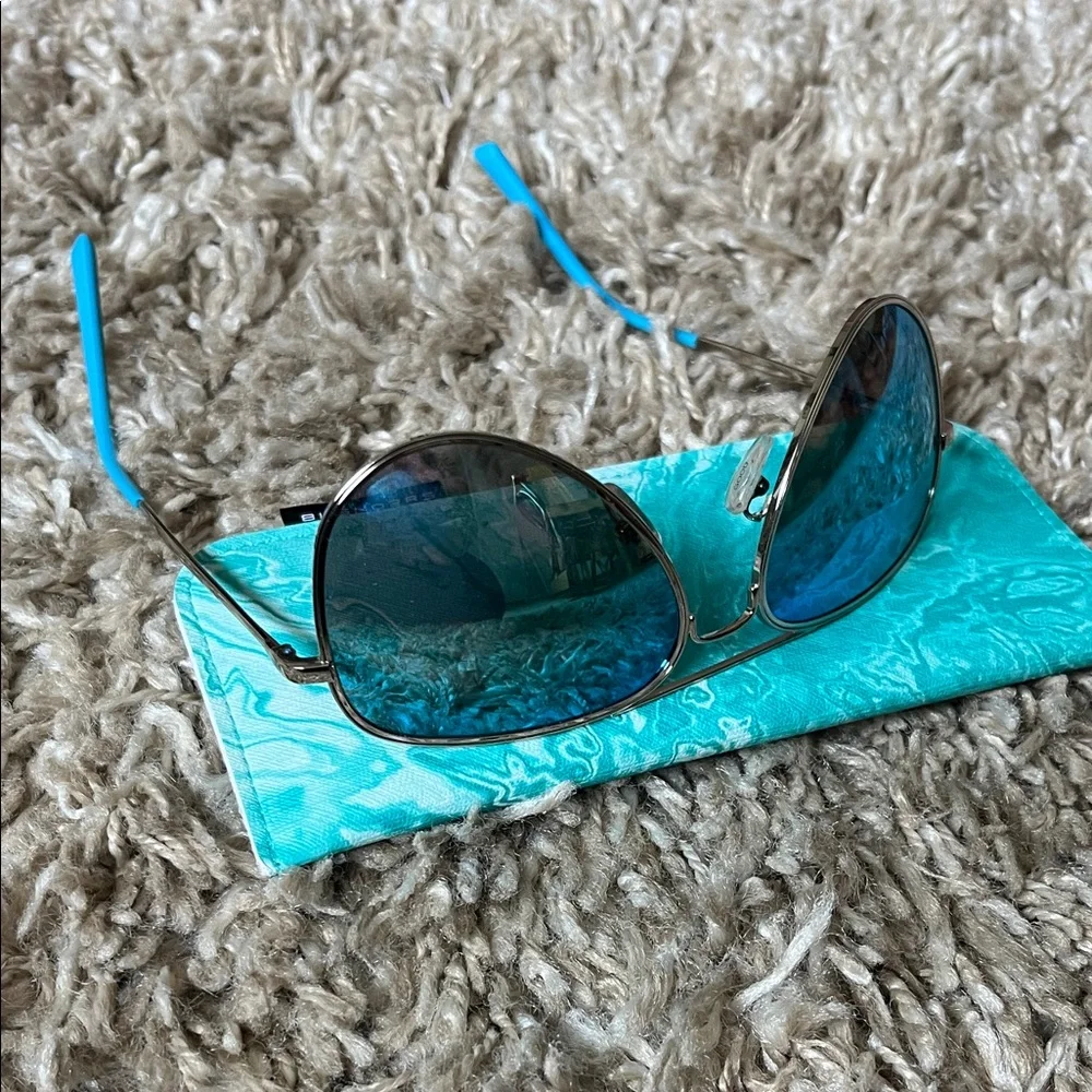 Blenders Blue Aviator Sunglasses - Picture 1 of 16